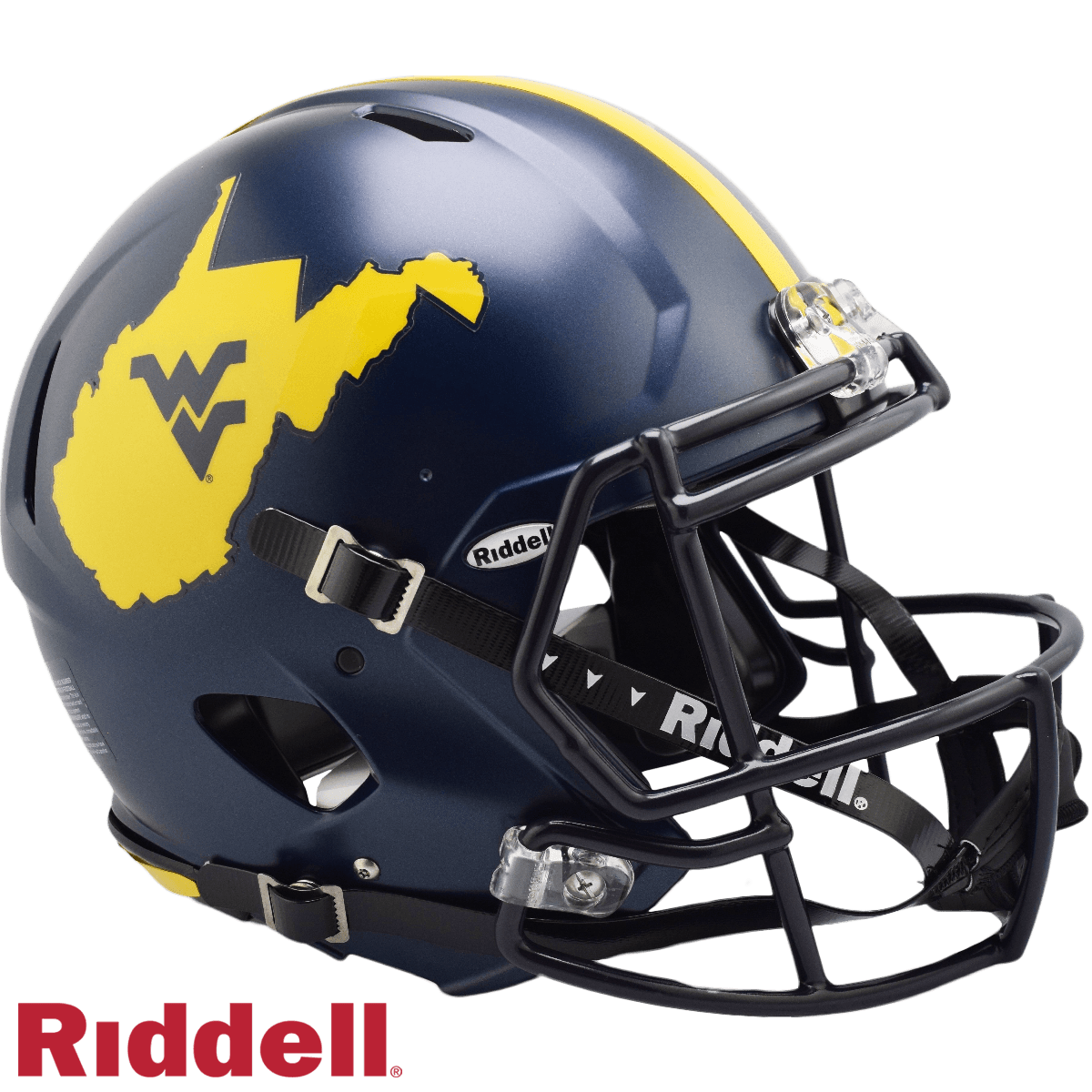 West Virginia Mountaineers Riddell Authentic Speed Helmet - ToylandEU