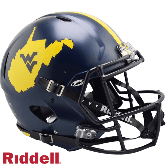 West Virginia Mountaineers Riddell Authentic Speed Helmet - ToylandEU