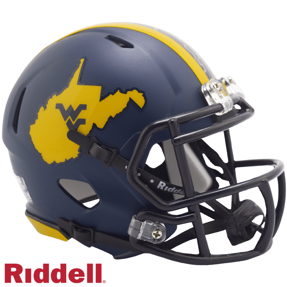 West Virginia Mountaineers Riddell Mini Speed Helmet 2023 - ToylandEU