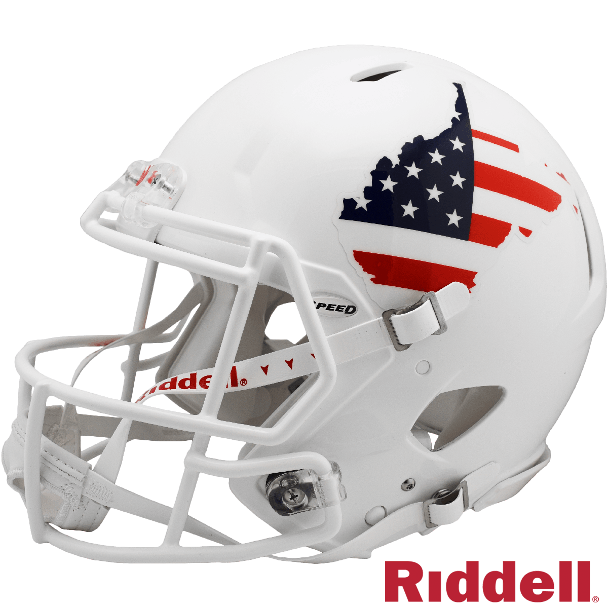 West Virginia Mountaineers Riddell Speed Authentic Helmet - ToylandEU