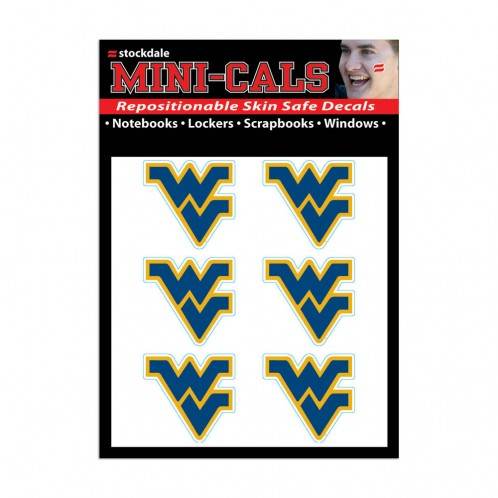 West Virginia Mountaineers Tattoo Face Decals Special Order - ToylandEU
