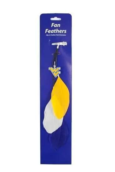  West Virginia Mountaineers Team Color Feather Hair Clip -  ToylandEU™
