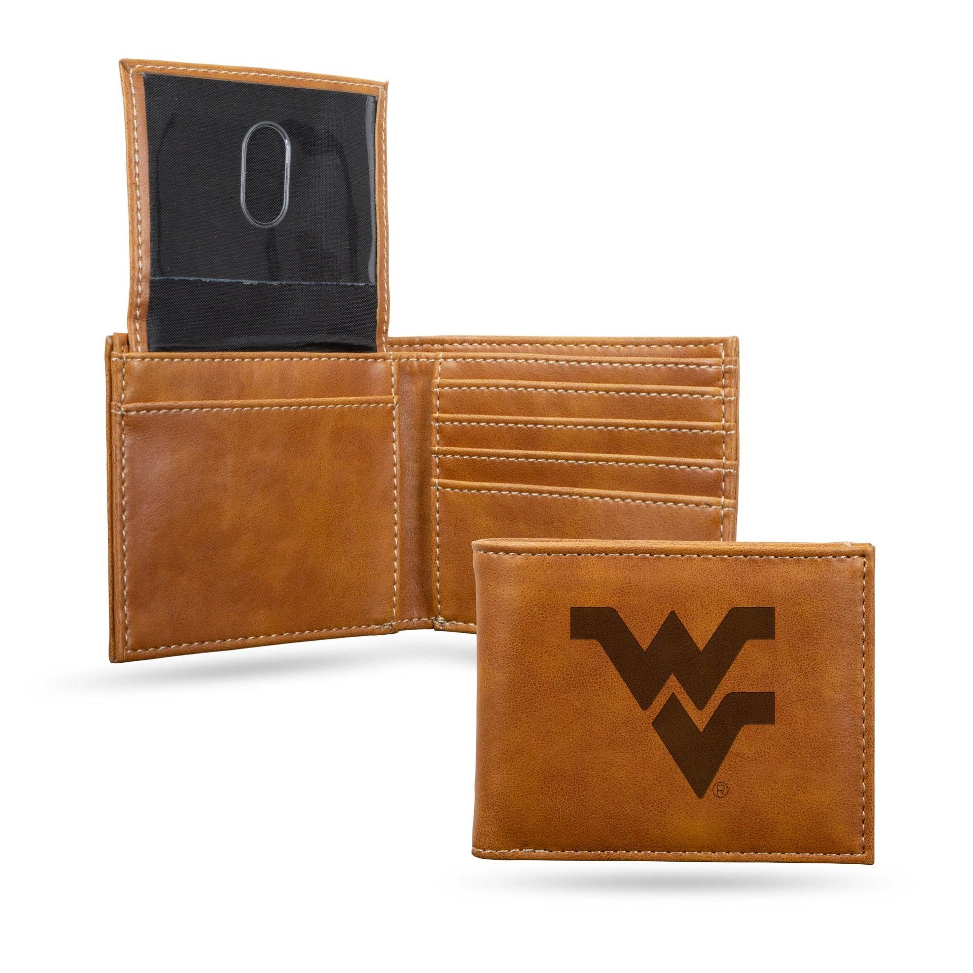 West Virginia Mountaineers Wallet Billfold Laser Engraved - ToylandEU