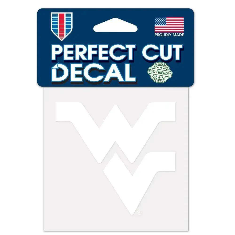 West Virginia Mountaineers White 4x4 Decal Perfect Cut -  ToylandEU™