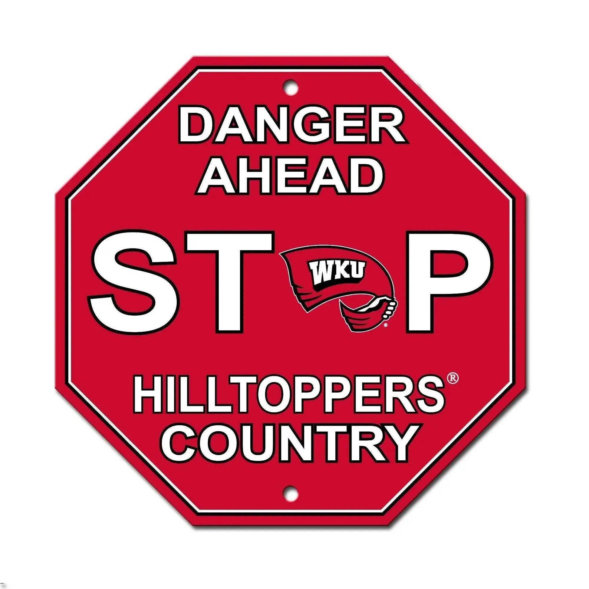  Western Kentucky Hilltoppers Sign 12x12 Plastic Stop Style -  ToylandEU™