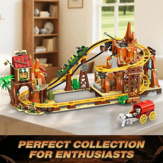  Western Roller Coaster Building Set Mine Train Lego -  ToylandEU™