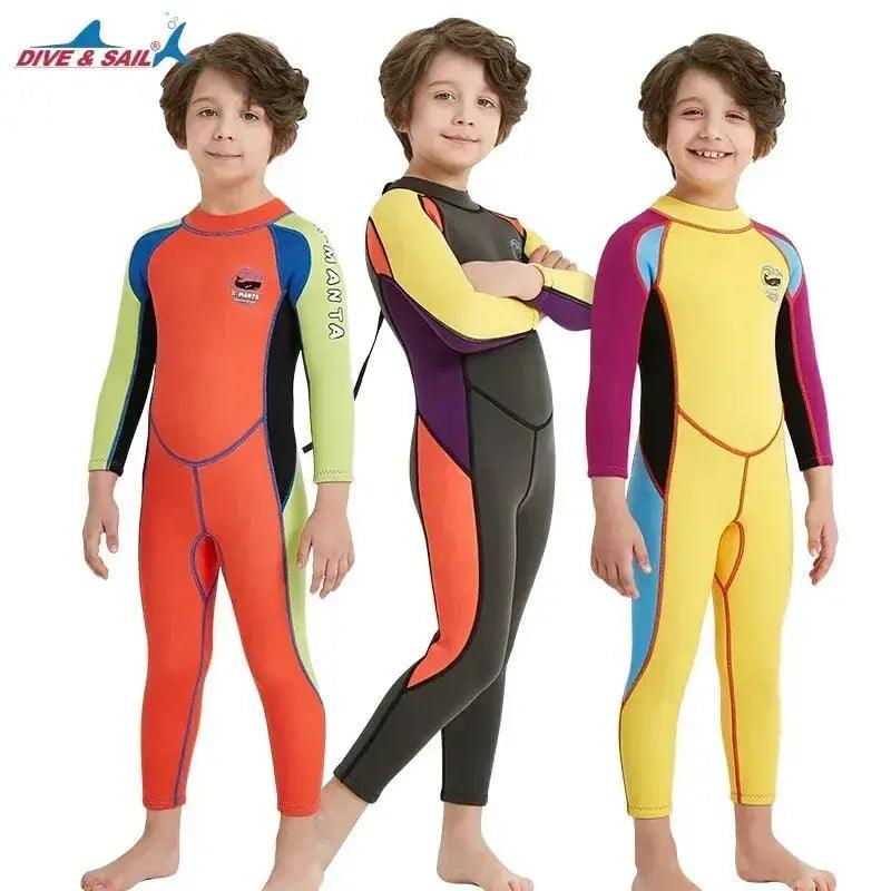  2.5mm Neoprene Kids Wetsuit Keeps Warm In Cold Water -  ToylandEU™
