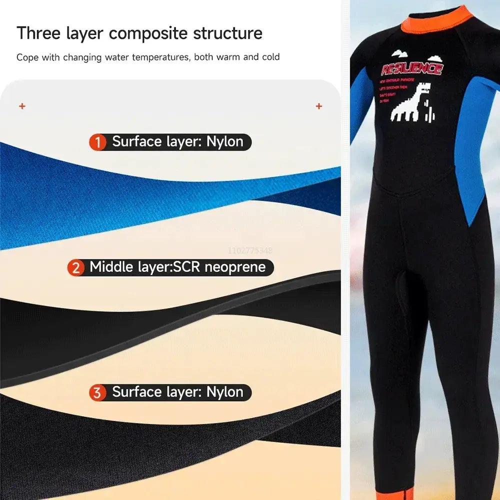  Kids 2.5mm Neoprene Wetsuit Warmth For Boys And Girls -  ToylandEU™