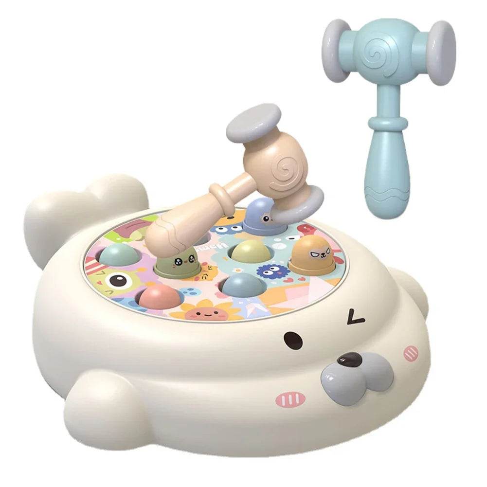 Educational Interactive Toy Whack A Mole Game Hobbies Pounding Hammers Included Knocking Toy Seal Montessori Gift for Kid - ToylandEU