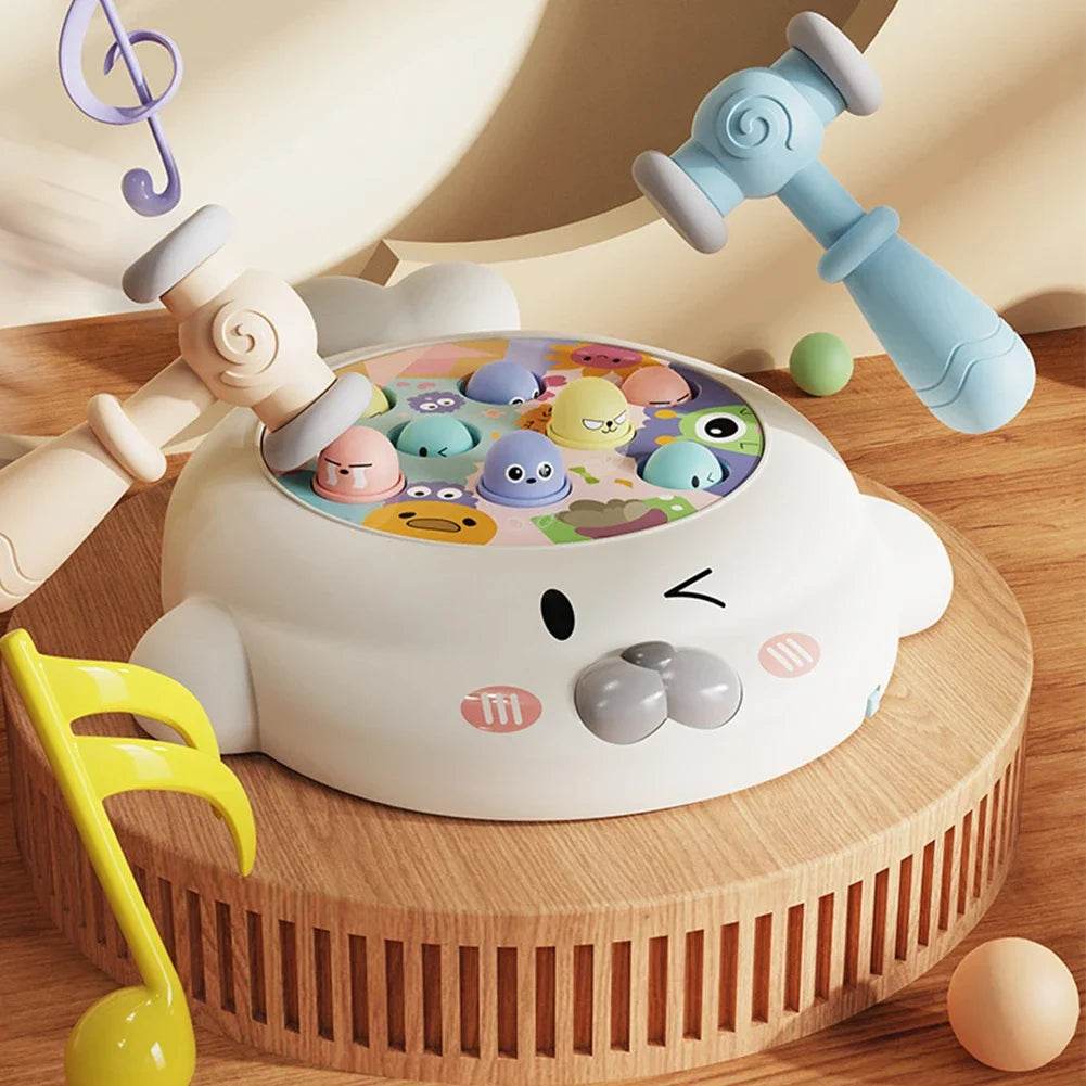 Educational Interactive Toy Whack A Mole Game Hobbies Pounding Hammers Included Knocking Toy Seal Montessori Gift for Kid - ToylandEU