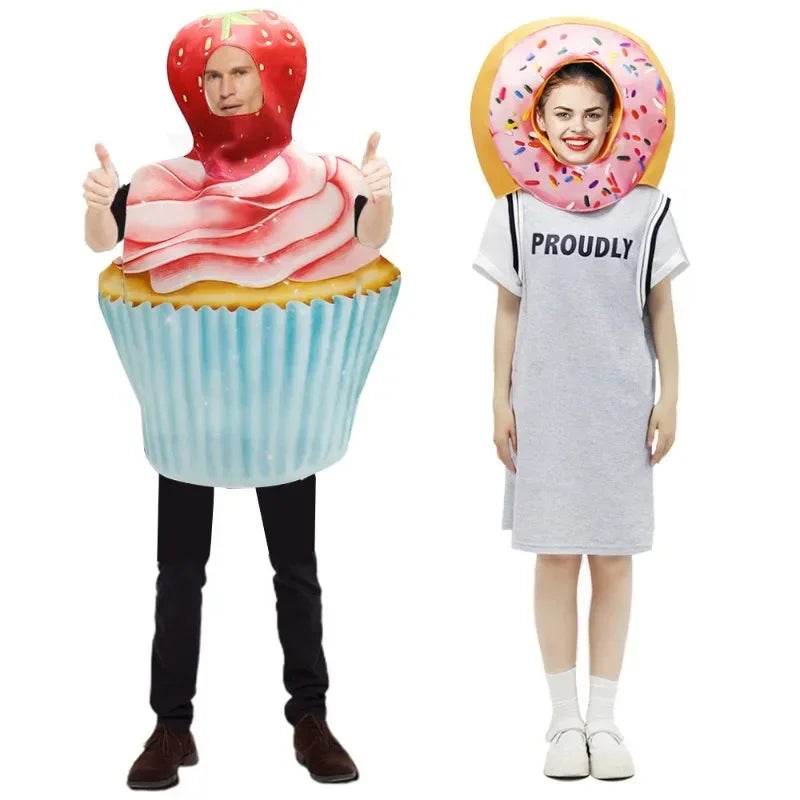 Whimsical Doughnut Costume Headwear Cupcake Prop for Cosplay - ToylandEU