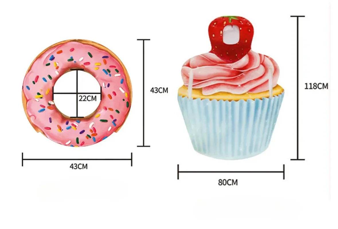 Whimsical Doughnut Costume Headwear Cupcake Prop for Cosplay - ToylandEU
