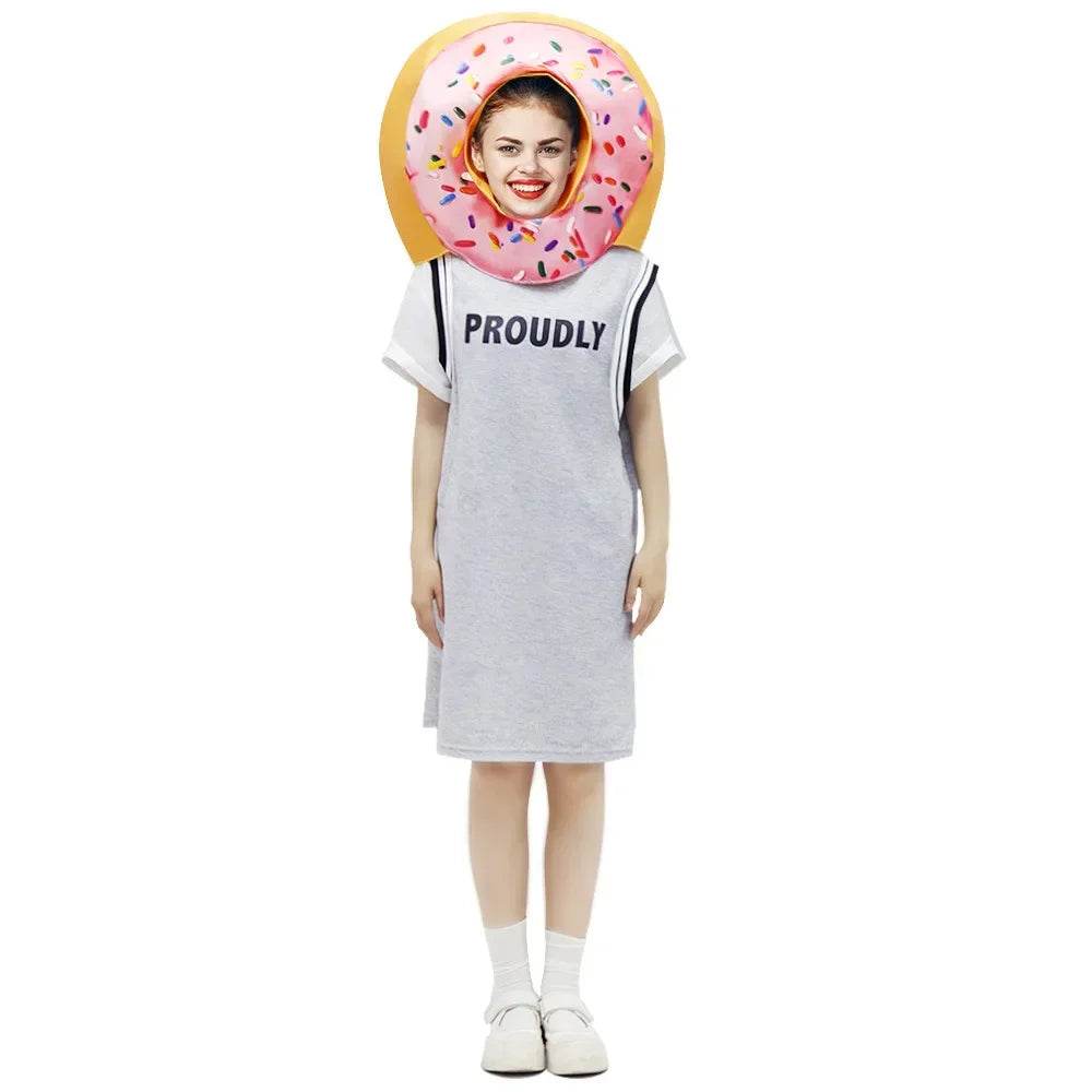 Whimsical Doughnut Costume Headwear Cupcake Prop for Cosplay - ToylandEU