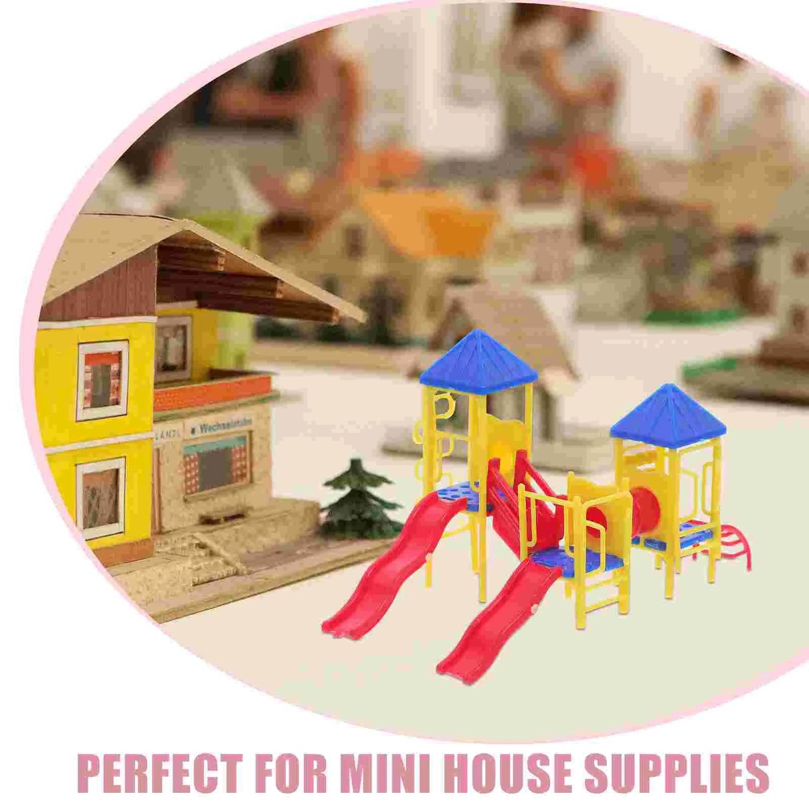 Whimsical Miniature Playground Set for Dollhouse Decor and Fun - ToylandEU