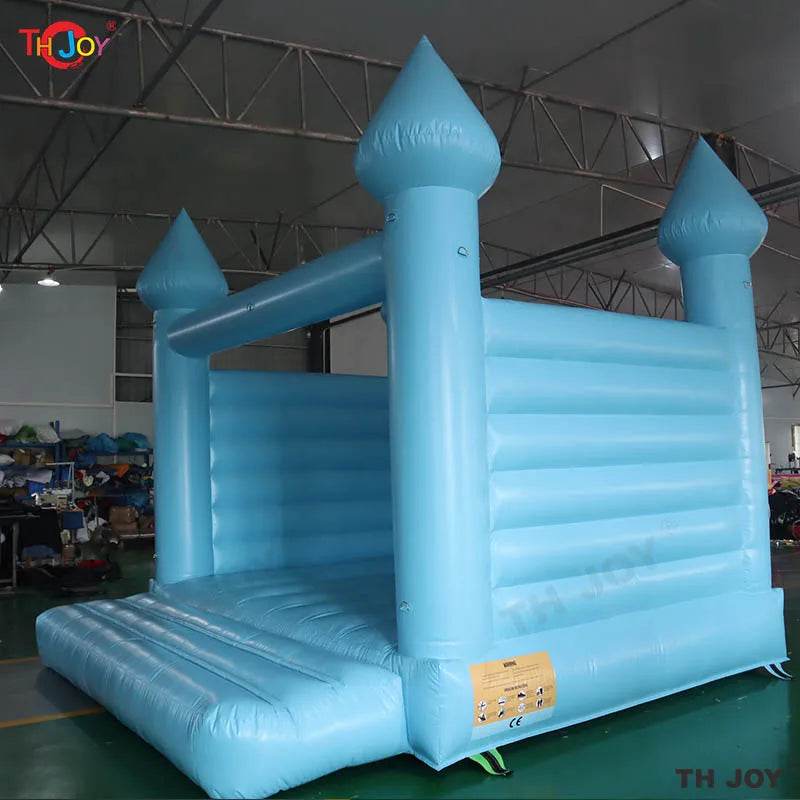 White Bounce House Pink Bouncer Wedding Party Bouncy Castle - ToylandEU