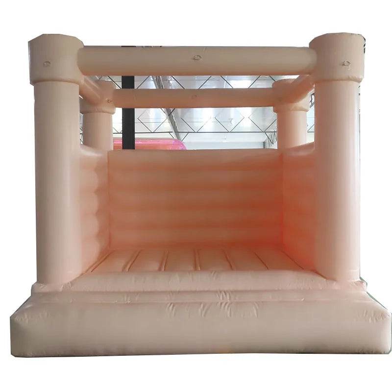 White Bounce House Pink Bouncer Wedding Party Bouncy Castle - ToylandEU