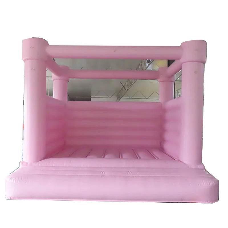 White Bounce House Pink Bouncer Wedding Party Bouncy Castle - ToylandEU