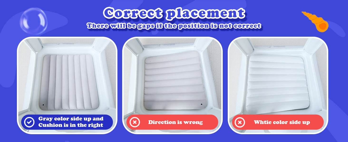 White Bounce House with Pump Kids Ball Pit Playhouse - ToylandEU