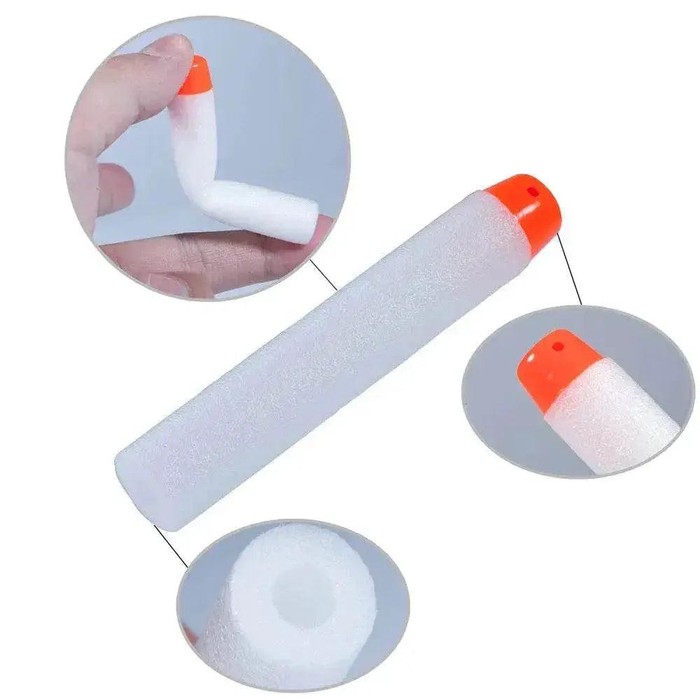 White Glow In The Dark Soft Refill Bullet Replacement Foam -  ToylandEU™