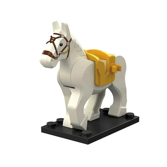  White Horse Minifigure Custom Made Affordable Display -  ToylandEU™