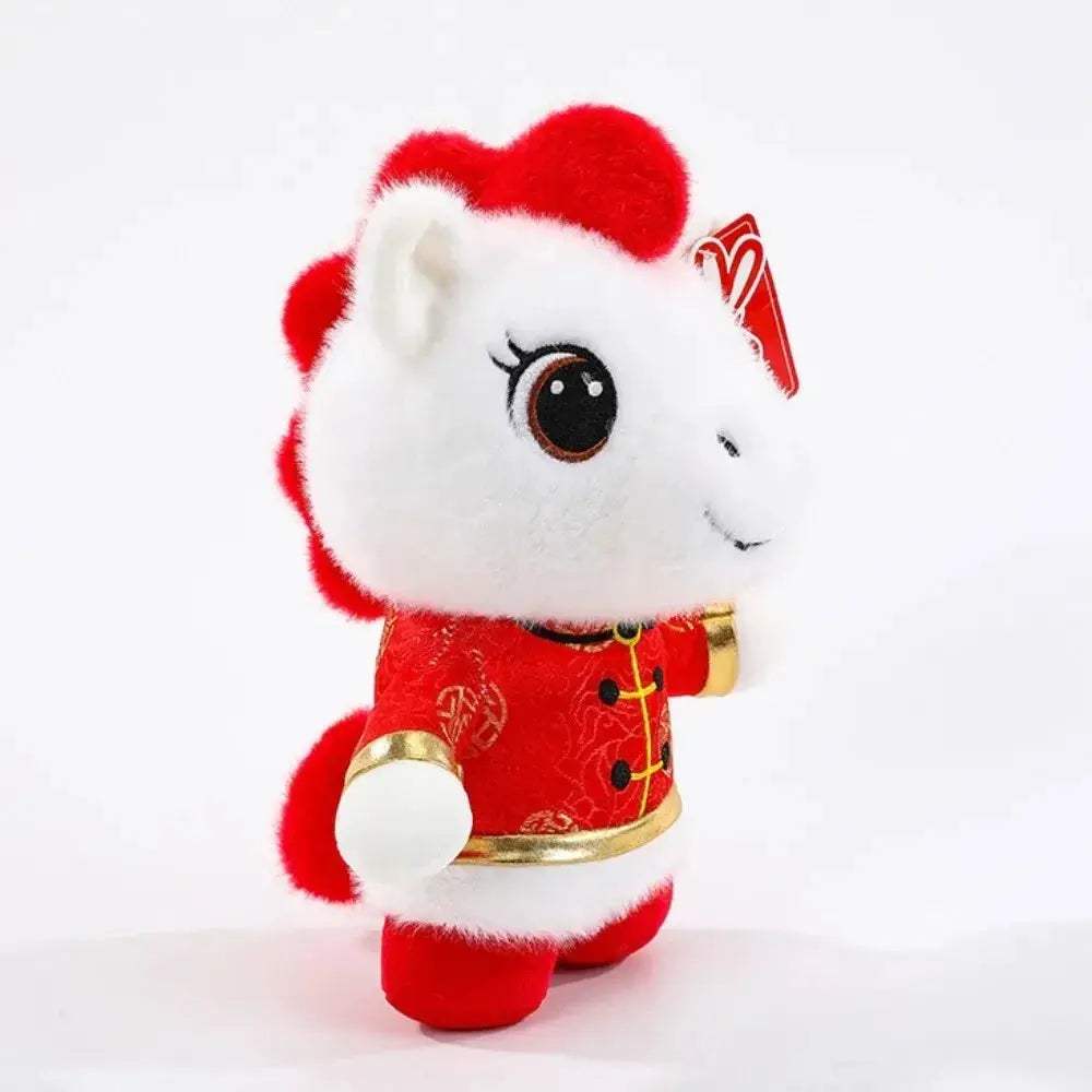 White Horse Plush Toy Kawaii Mascot Pony Birthday Gift - ToylandEU