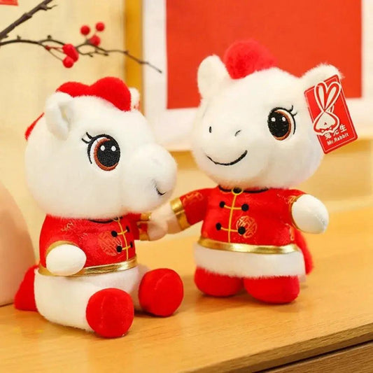  White Horse Plush Toy Premium Kawaii Pony Gift -  ToylandEU™