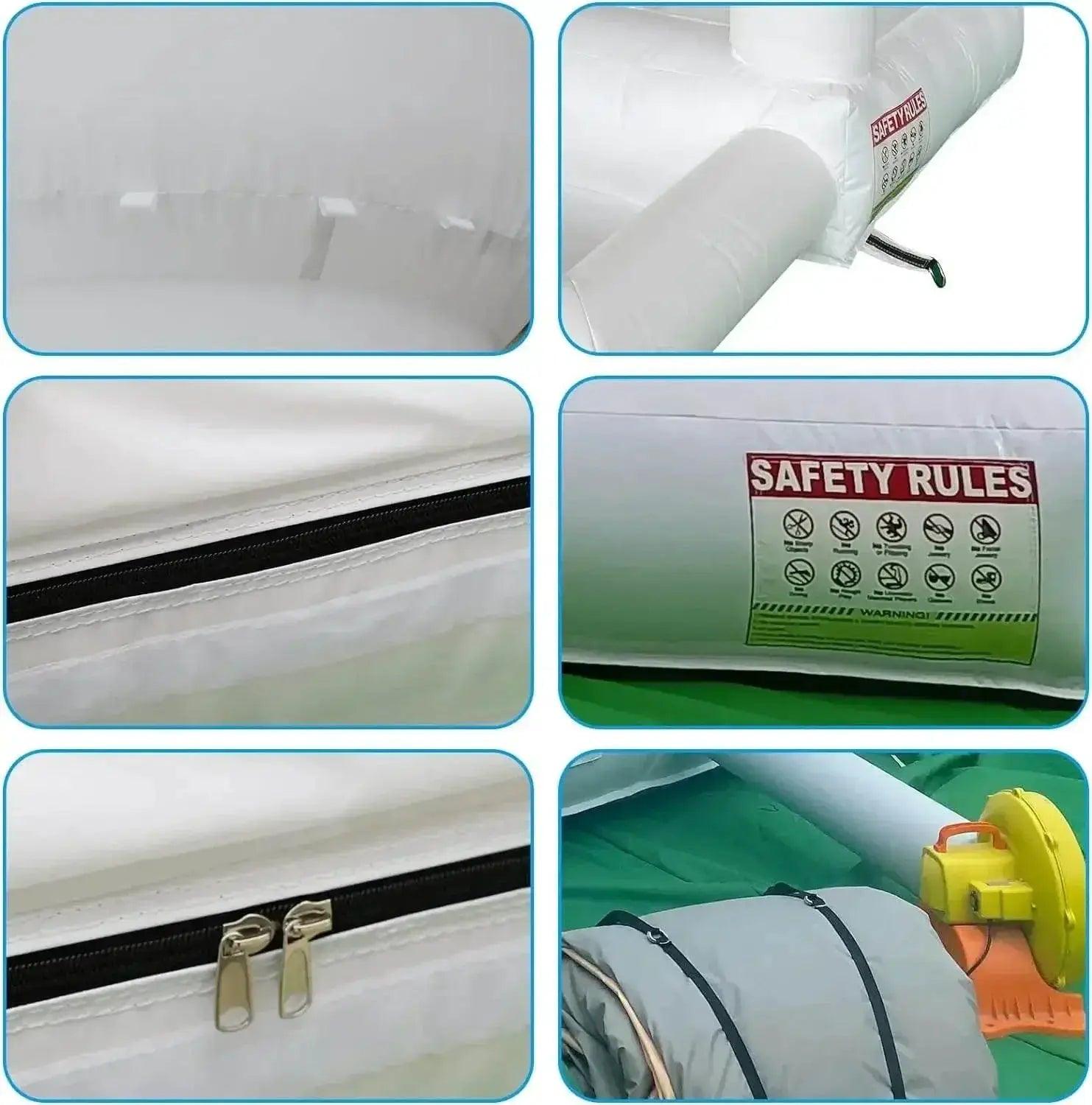  White Inflatable Bounce House With Blower 100% PVC Jumper -  ToylandEU™