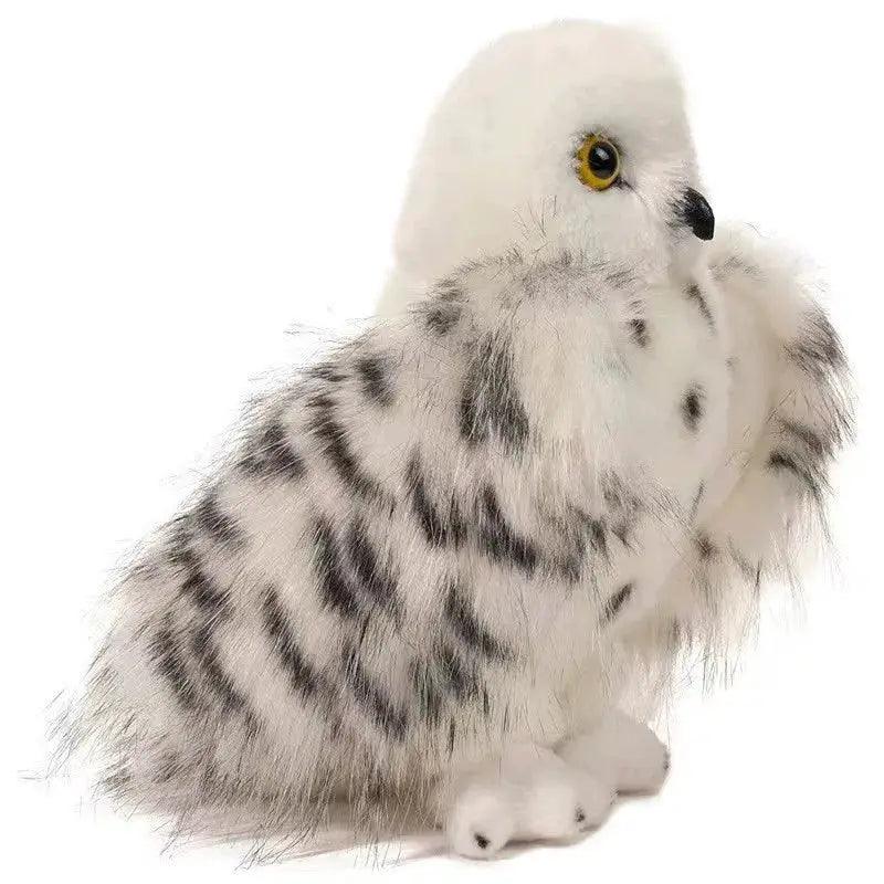  White Owl Plush Toy 20cm Soft Stuffed Animal Cute Kids -  ToylandEU™