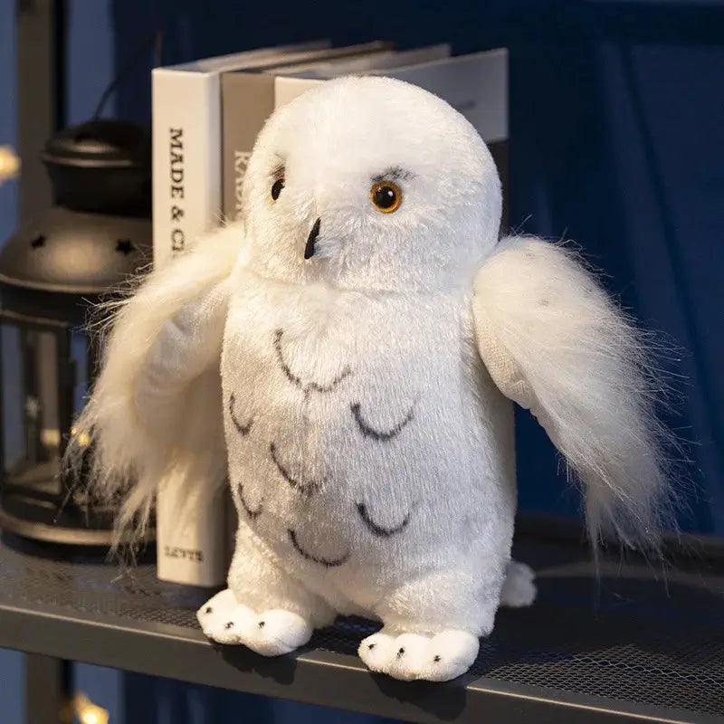  White Owl Plush Toy 20cm Soft Stuffed Animal Cute Kids -  ToylandEU™