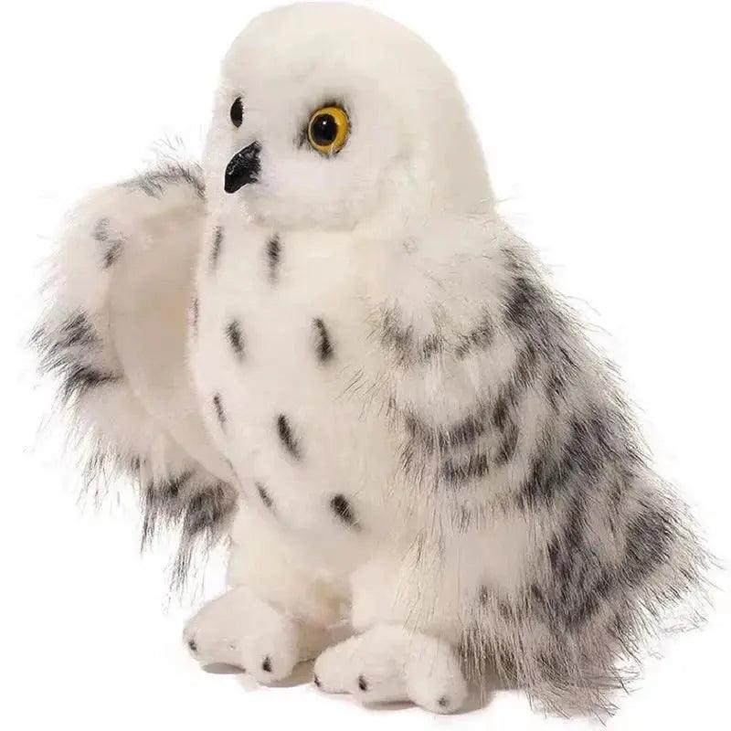  White Owl Plush Toy 20cm Soft Stuffed Animal Cute Kids -  ToylandEU™