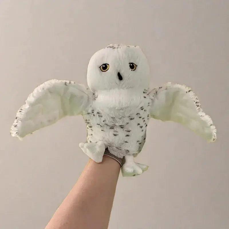  White Owl Plush Toy 20cm Soft Stuffed Animal Cute Kids -  ToylandEU™