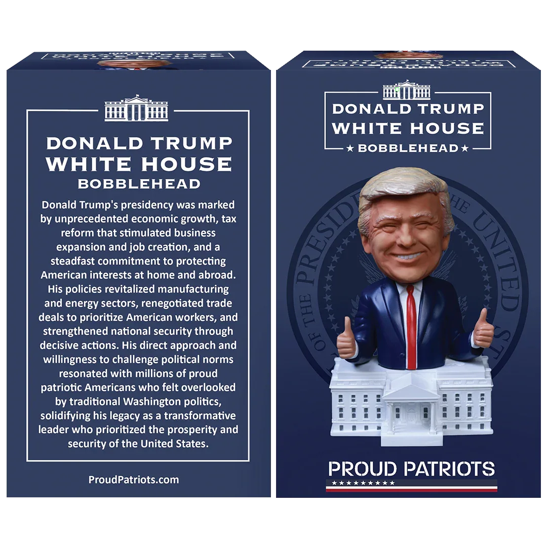 President Trump White House Bobblehead - Proud Patriots