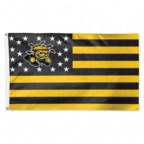 Wichita State Shockers 3x5 Deluxe Flag Stars and Stripes - ToylandEU