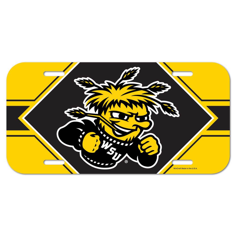 Wichita State Shockers License Plate Plastic Official 6x12 - ToylandEU