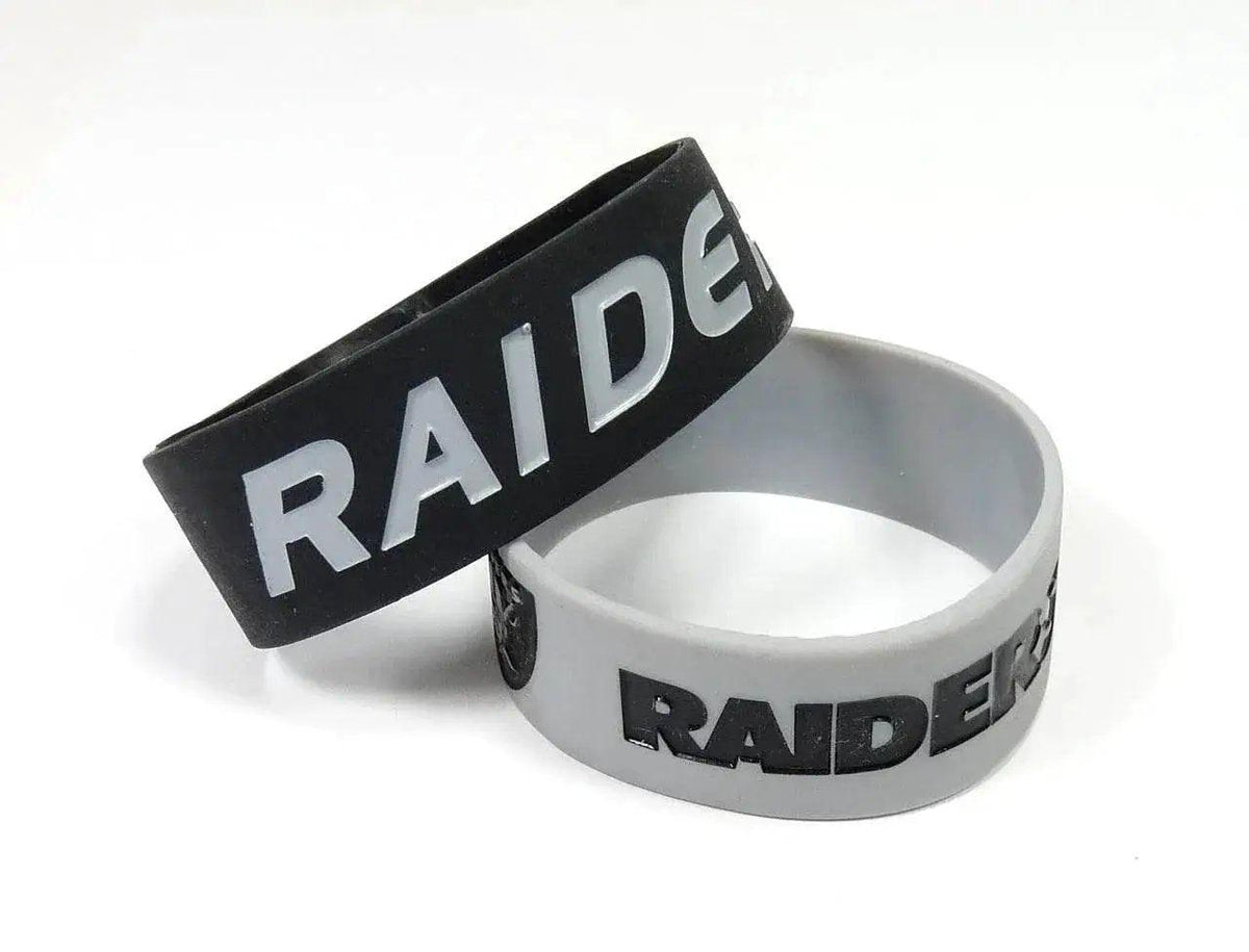  Las Vegas Raiders Wide Bracelets 2 Pack Officially Licensed -  ToylandEU™