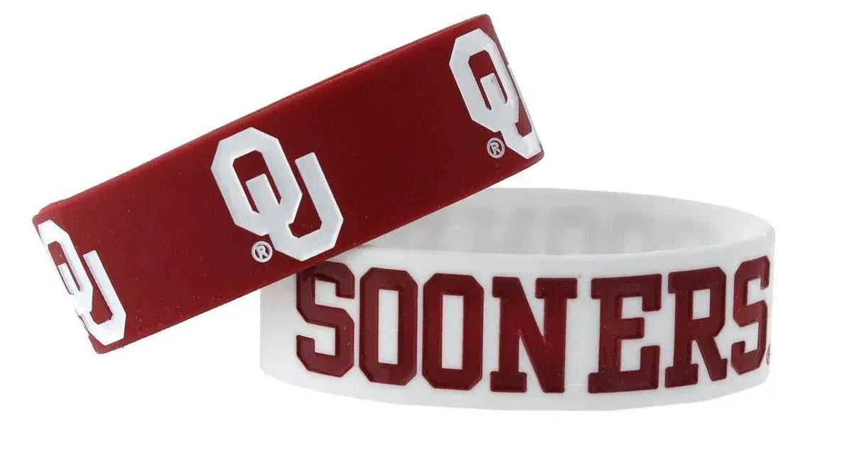  Oklahoma Sooners Wide Bracelets 2 Pack Officially Licensed -  ToylandEU™