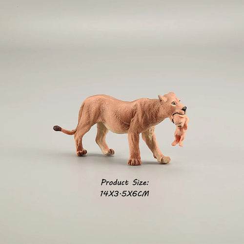 Wild Animal Kingdom PVC Figures with Cubs - Fun Educational Playset - ToylandEU