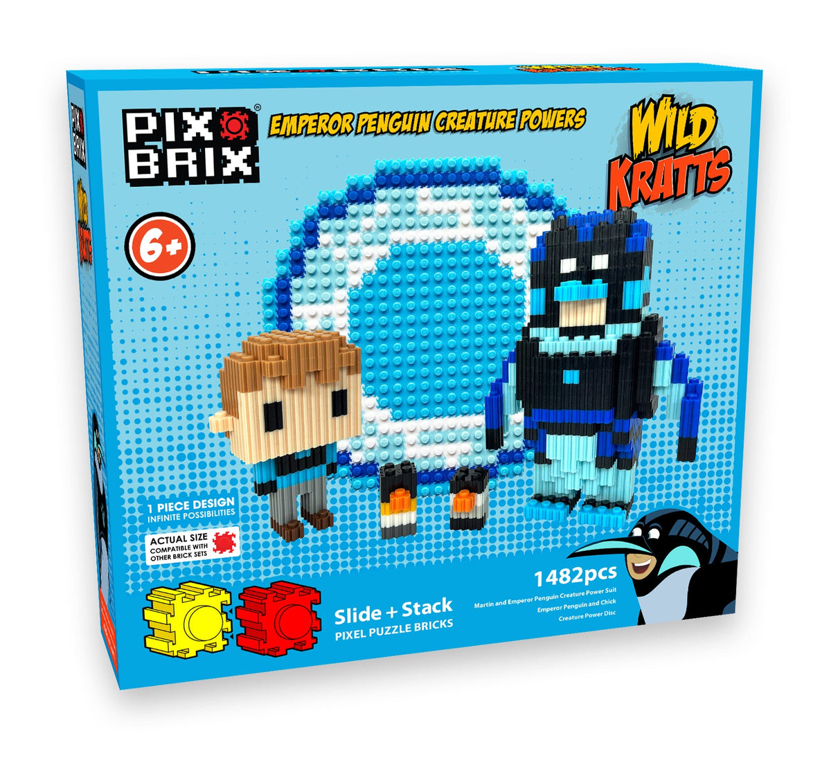 Wild Kratts Penguin Construction Set | 1482 Pieces | Toylandeu™