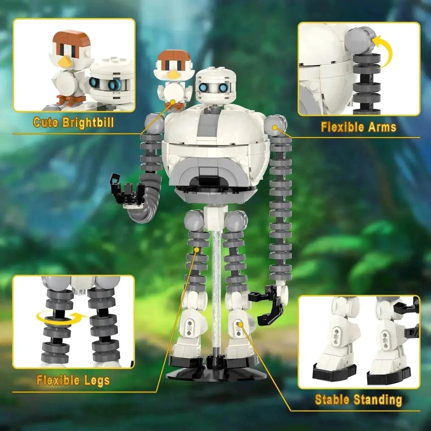  Wilderness Roz Robot & Brightbill Action Figure Set for Kids -  ToylandEU™