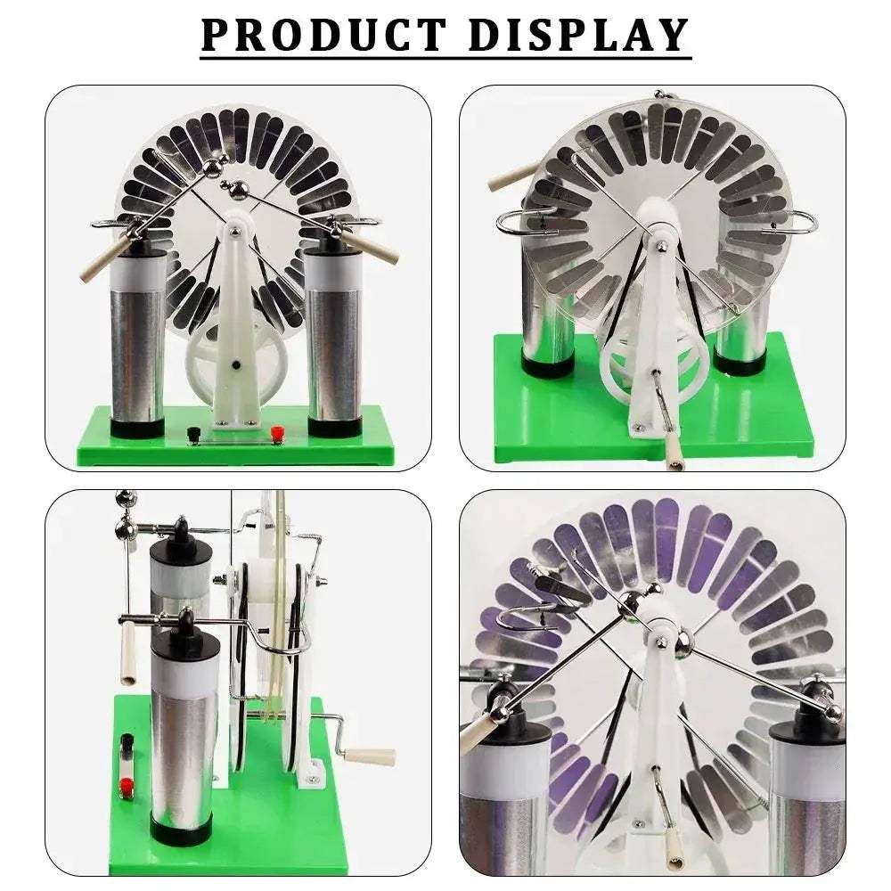 Wimshurst Electrostatic Generator For Educational Physics Experiments - ToylandEU