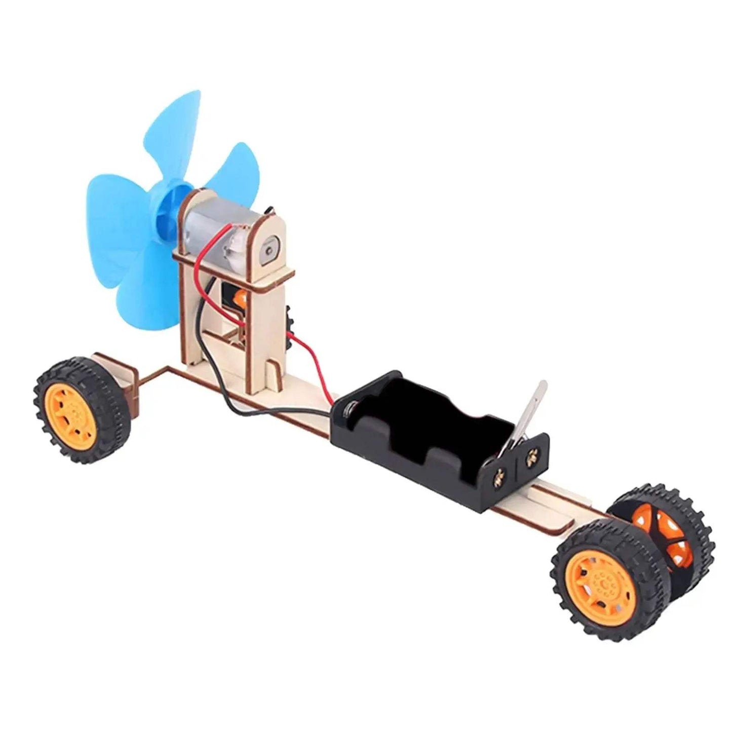 Wind Power Car Science Kit For Kids Educational STEM Experiment - ToylandEU