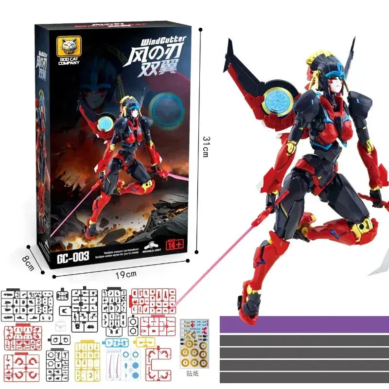 Windblade G1 Wind Girl Transformable Robot Model Kit - ToylandEU