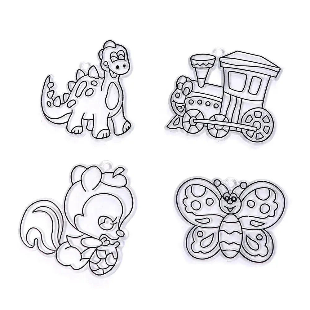Window Painting Suncatcher Craft Kit for Kids Colorful - ToylandEU