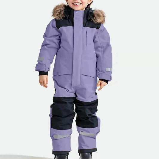  Windproof Kids Ski Hooded Jacket Toyland EU -  ToylandEU™