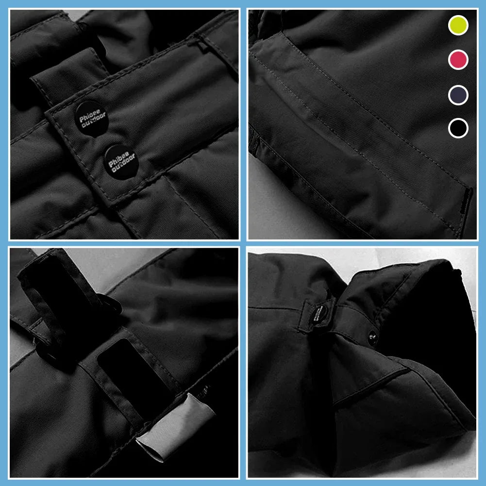 Windproof Kids Ski Suit Set With Warm Waterproof Snow Gear - ToylandEU