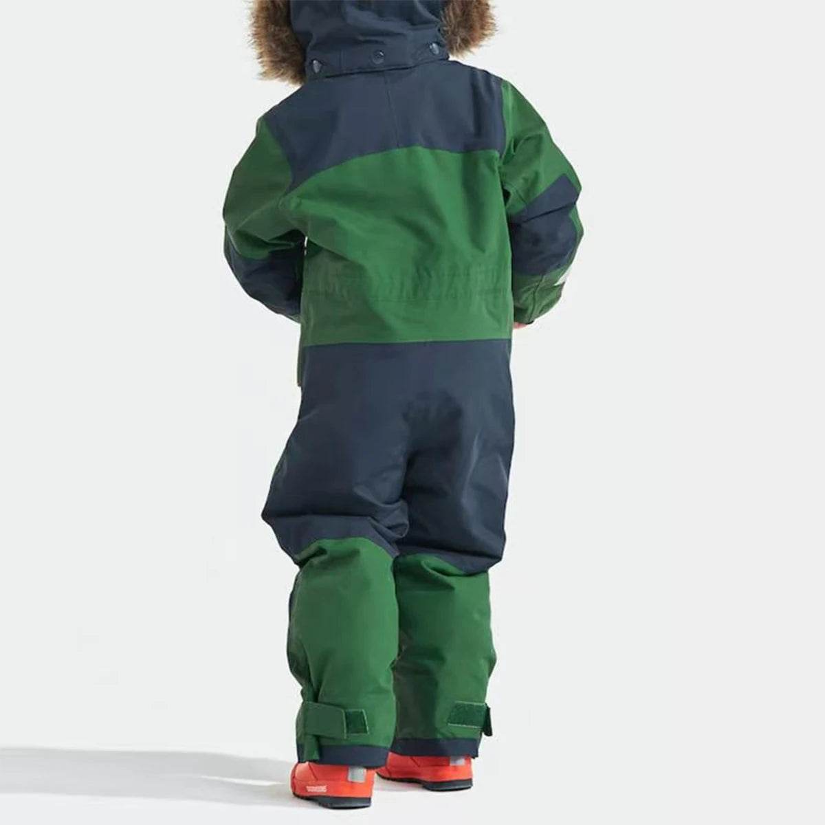 Windproof Warm Kids Ski Suit Hooded Fleece Jacket Unisex - ToylandEU