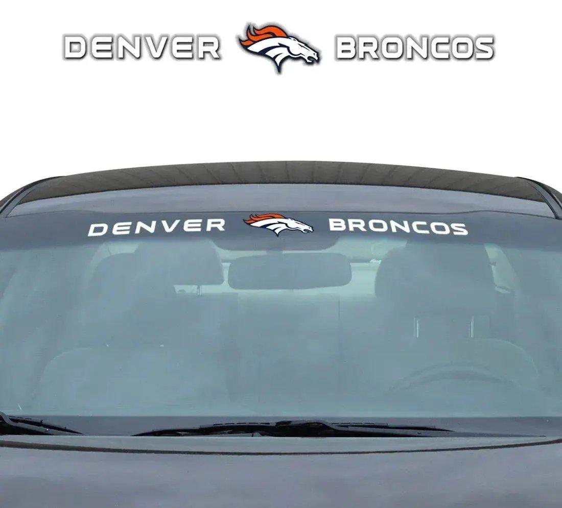 Denver Broncos Windshield Decal 35x4 Universal Fit Durable -  ToylandEU™
