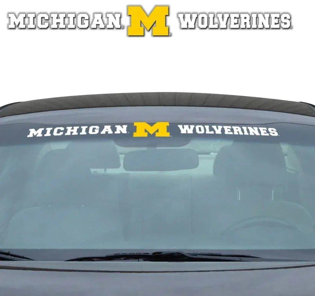  Michigan Wolverines Windshield Decal 35x4 Universal Fit -  ToylandEU™