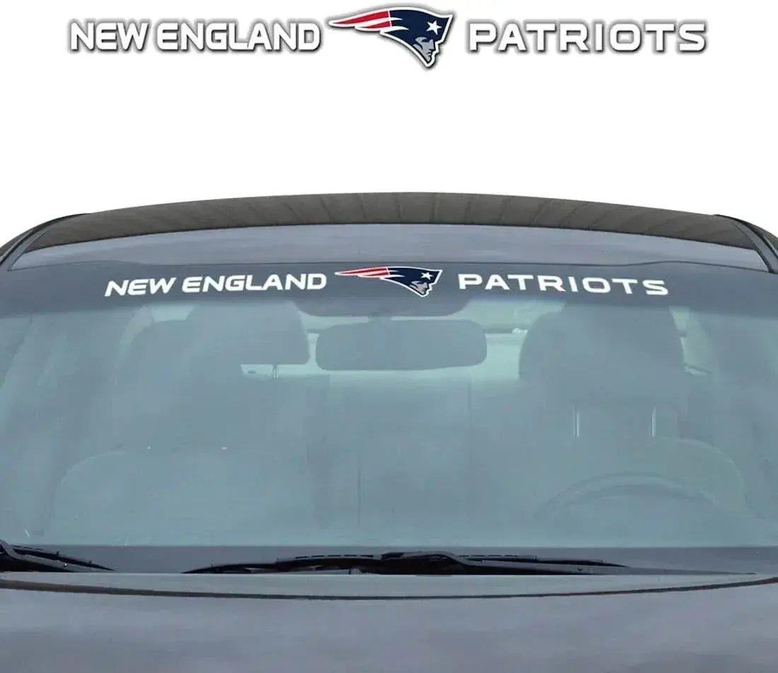  New England Patriots Windshield Decal 35 By 4 Universal Fit -  ToylandEU™