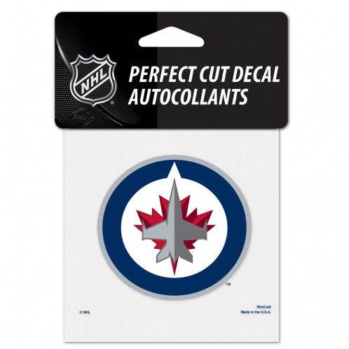 Winnipeg Jets 4x4 Decal Perfect Cut Color Outdoor Vinyl - ToylandEU